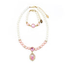 Claris The Chicest Mouse in Paris™ Magnificent Mess Necklace & Bracelet Set - Pink Poppy Australia