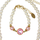 Claris The Chicest Mouse in Paris™ Magnificent Mess Necklace & Bracelet Set - Pink Poppy Australia