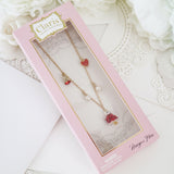 Claris: The Chicest Mouse In Paris™ Holiday Heist Charm Necklace - Pink Poppy Australia