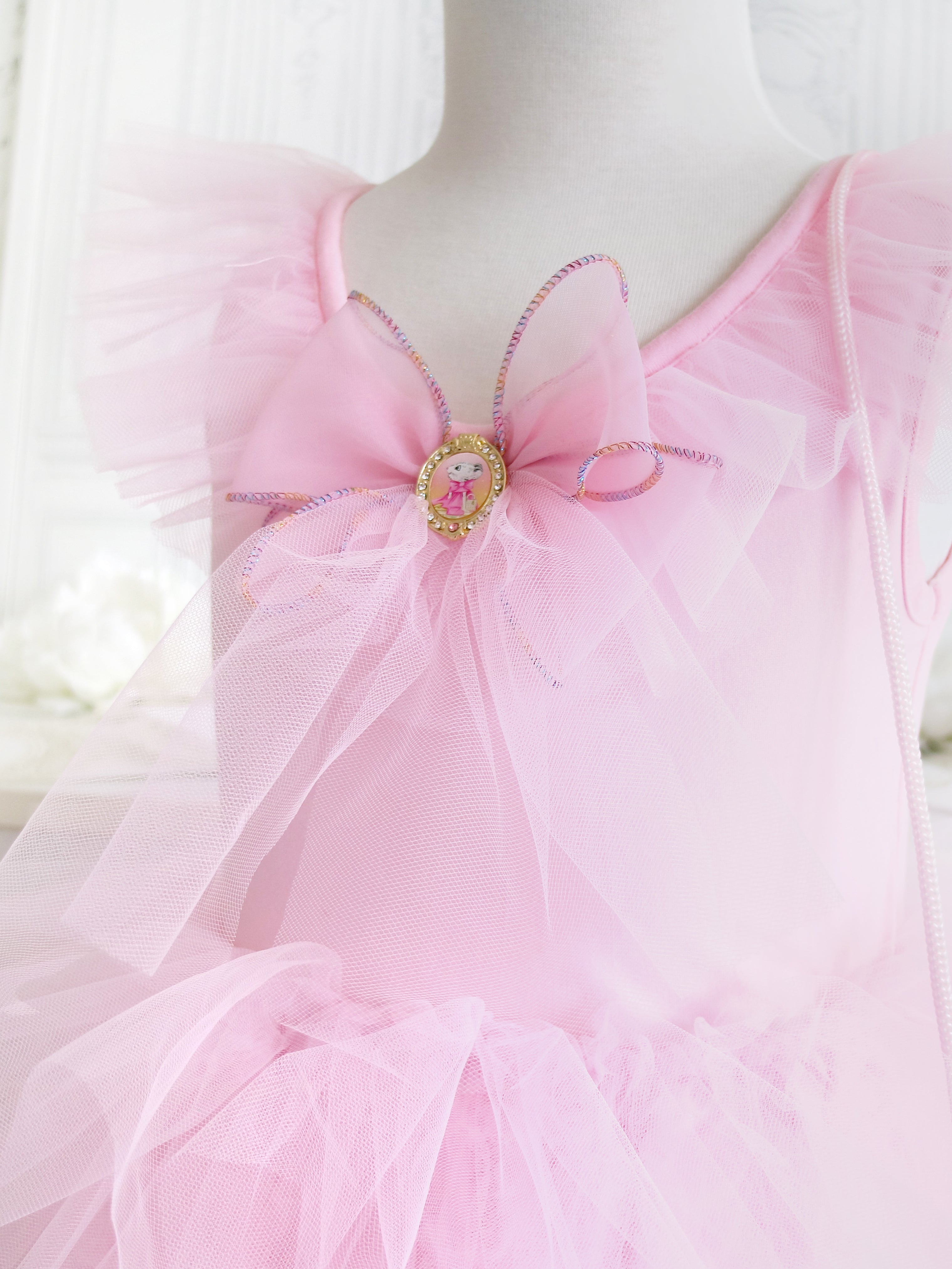 Claris The Chicest Mouse In Paris Magnificent Mess Dress - Pink Poppy Australia