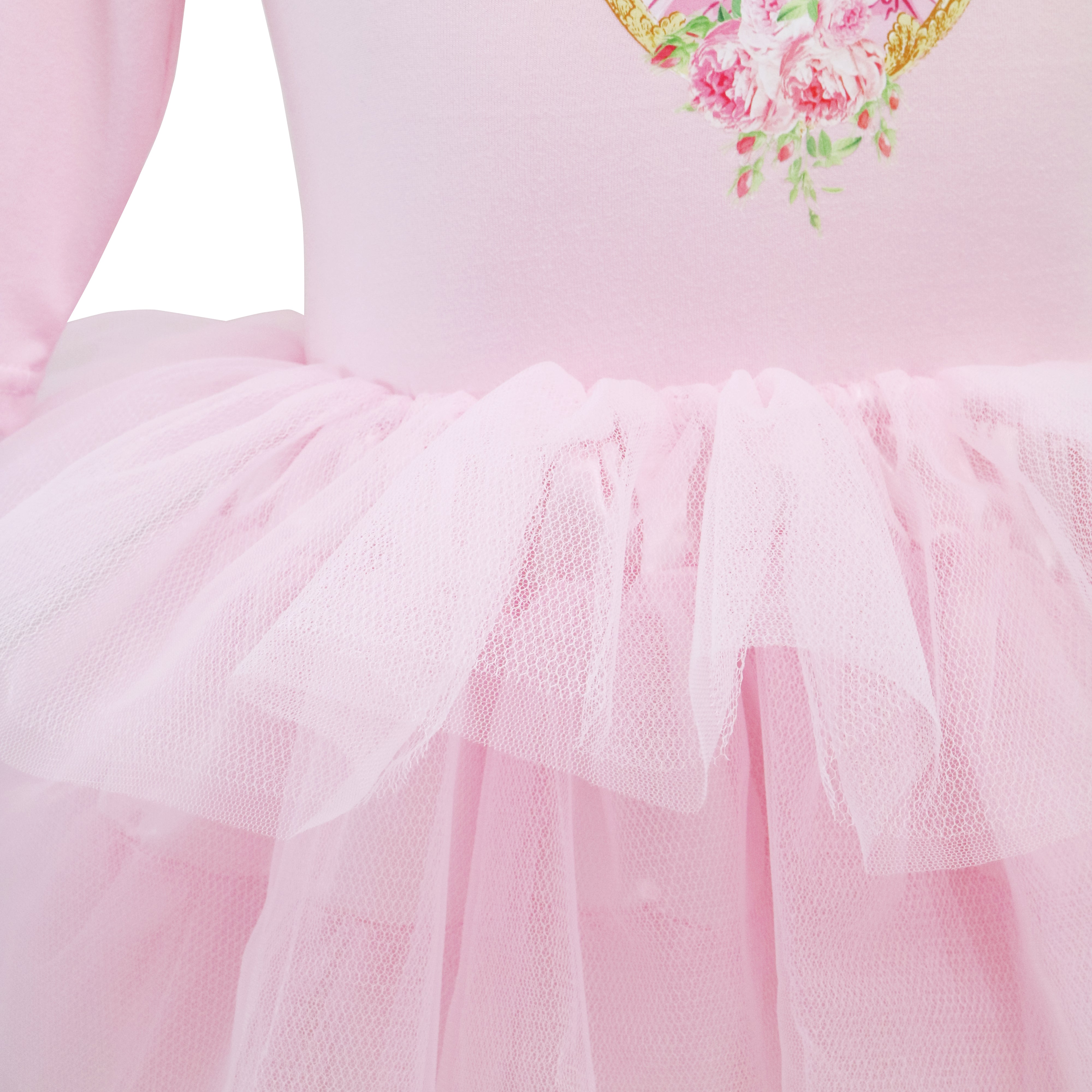 Claris: The Chicest Mouse In Paris™ Fashion Print Tulle Dress - Pink Poppy Australia