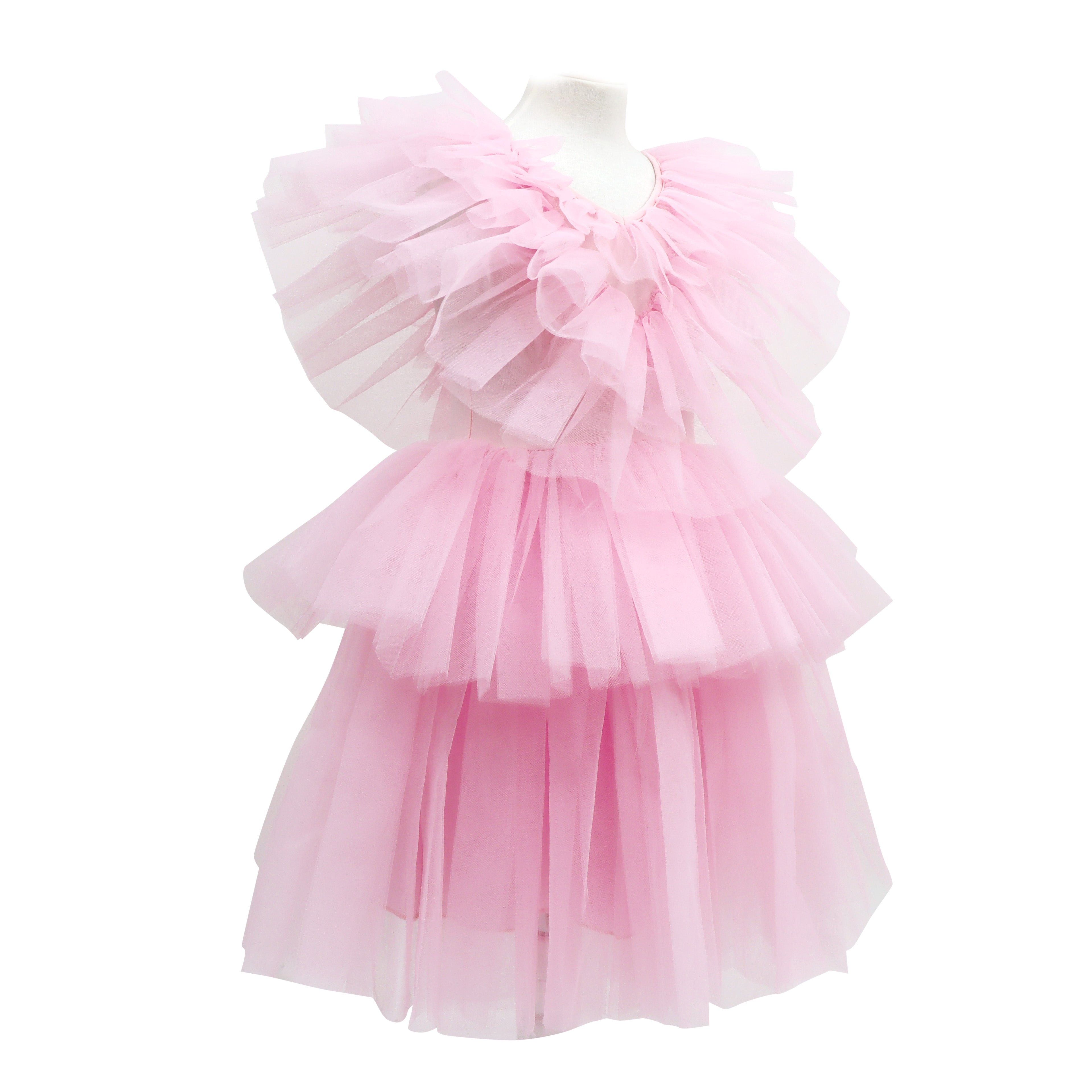 Claris: The Chicest Mouse In Paris™ Fashion Tulle Dress in Pink - Pink Poppy Australia