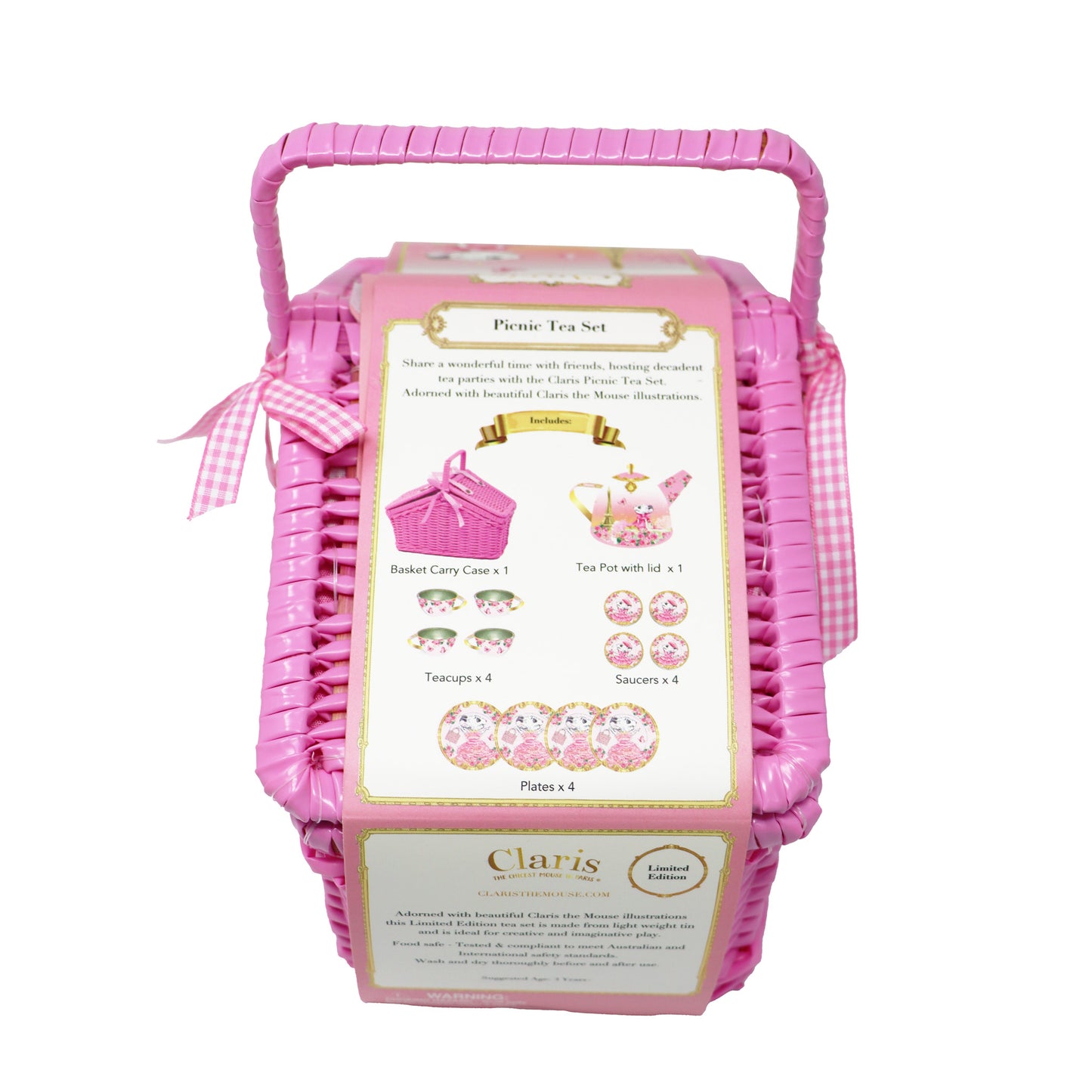 Claris The Chicest Mouse In Paris Picnic Tea Set