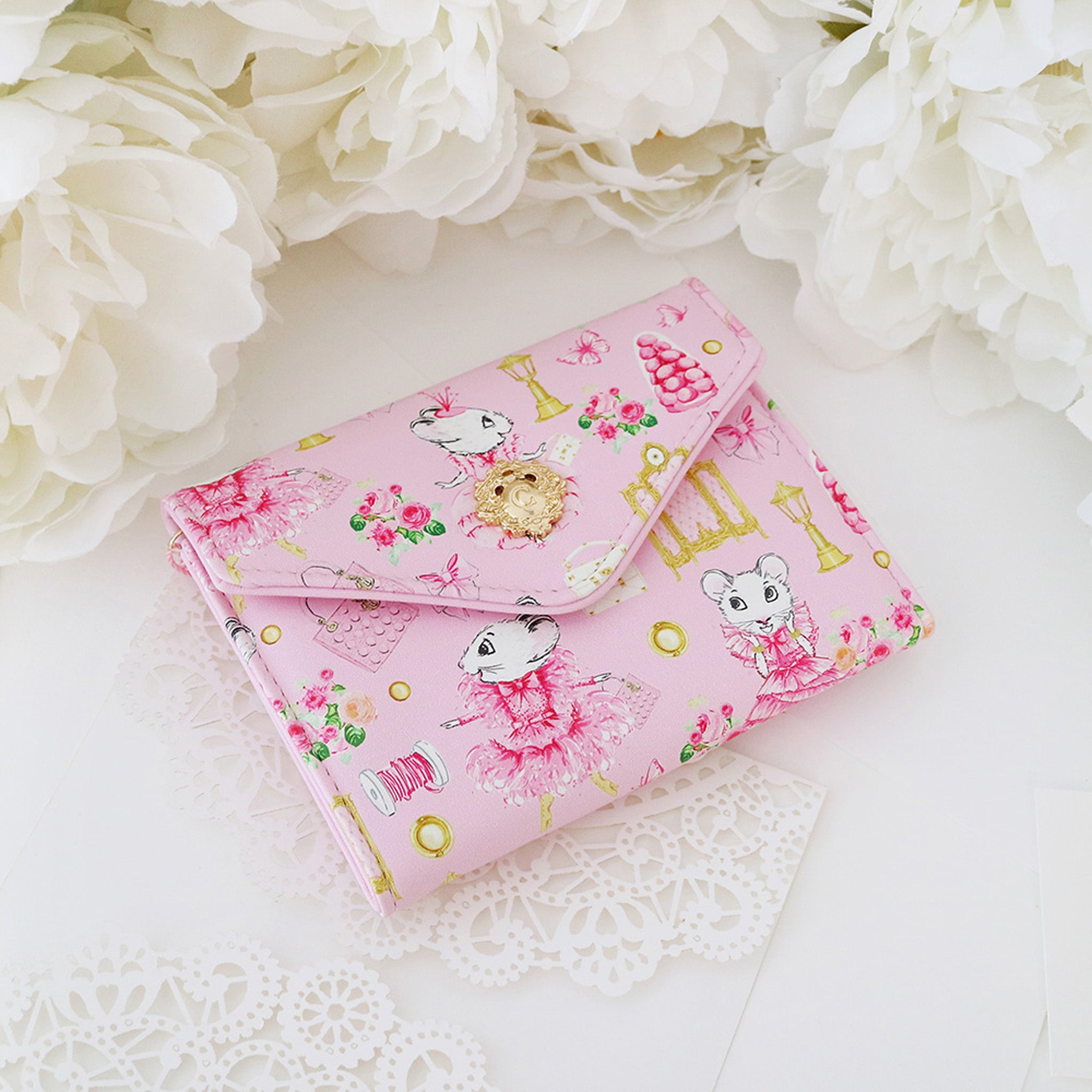 Claris the Chicest Mouse in Paris Wallet - Pink Poppy Australia