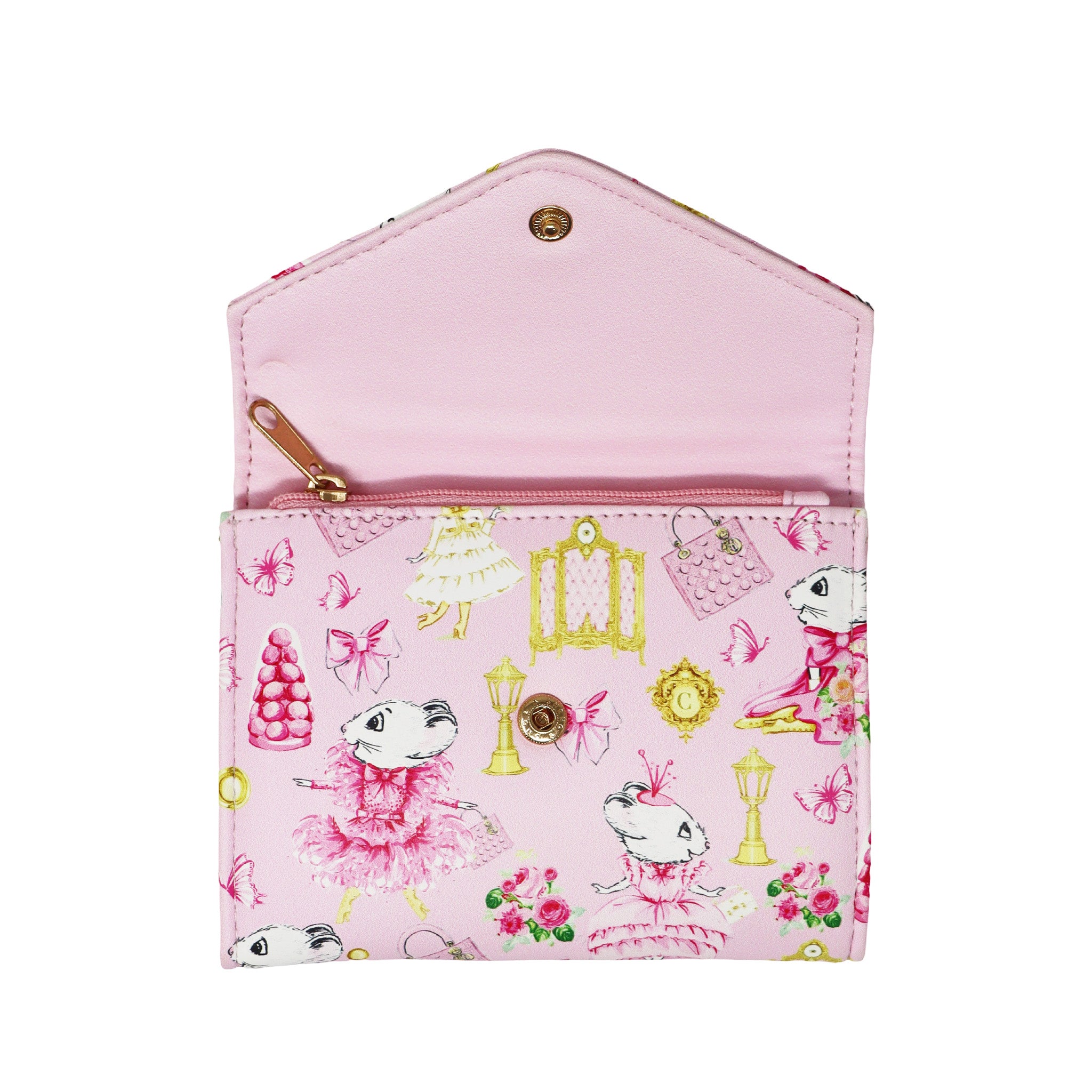 Claris the Chicest Mouse in Paris Wallet - Pink Poppy Australia