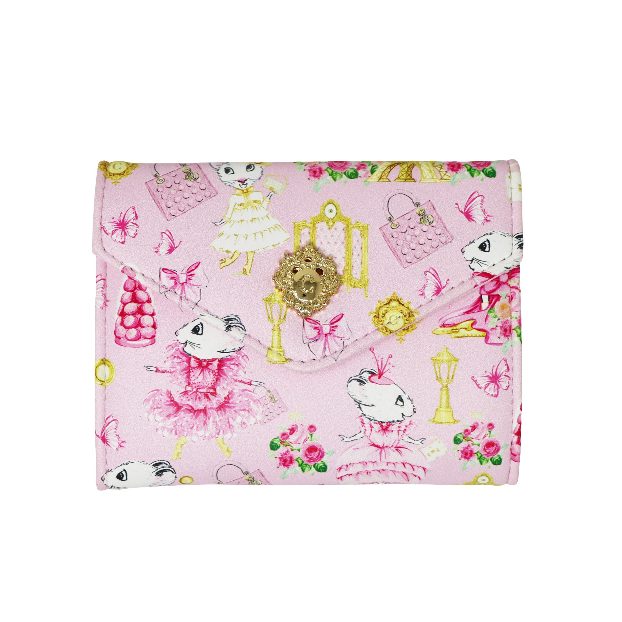 Claris the Chicest Mouse in Paris Wallet - Pink Poppy Australia