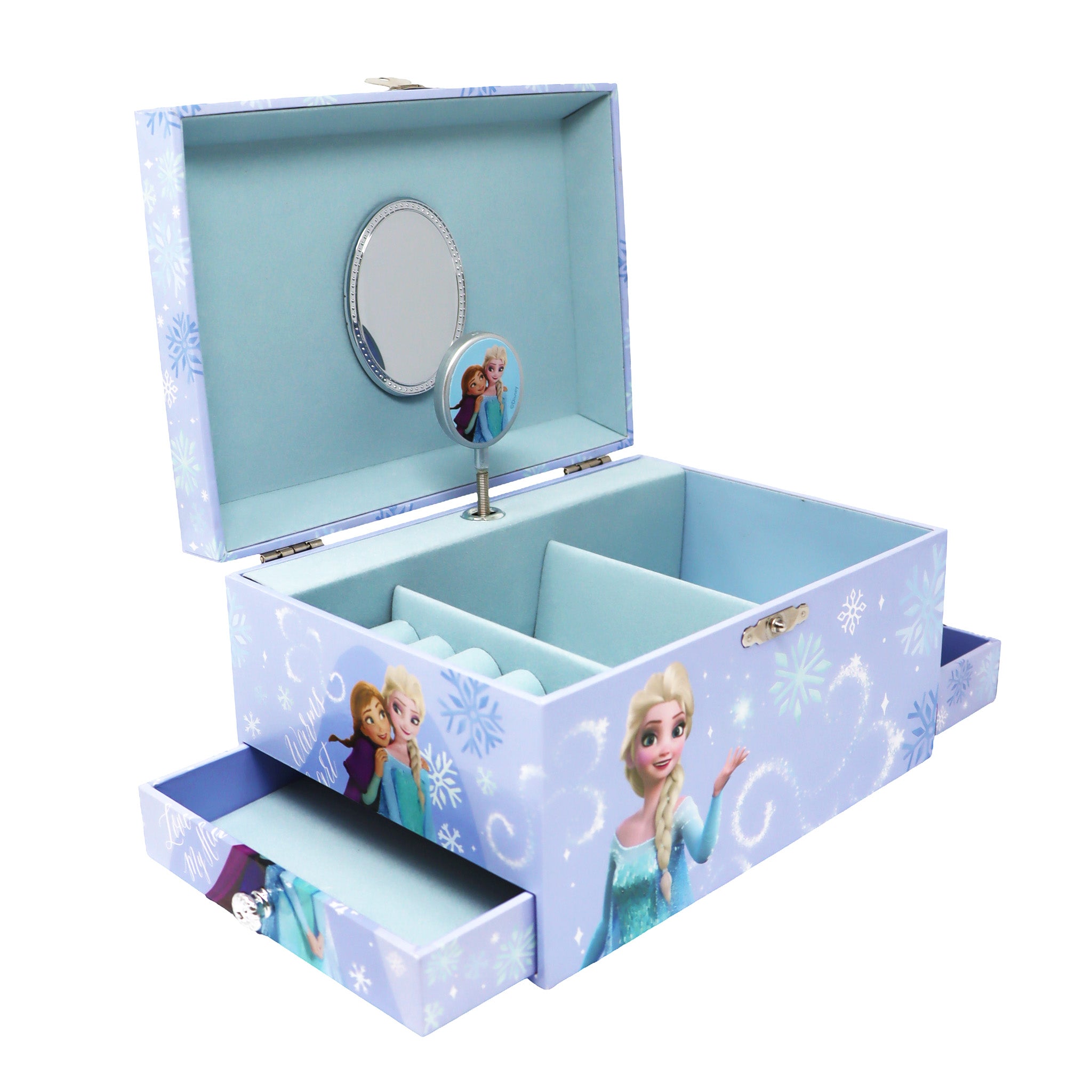 Disney Frozen Elsa Magic Touch Luxury Musical Jewellery Box - Pink Poppy Australia