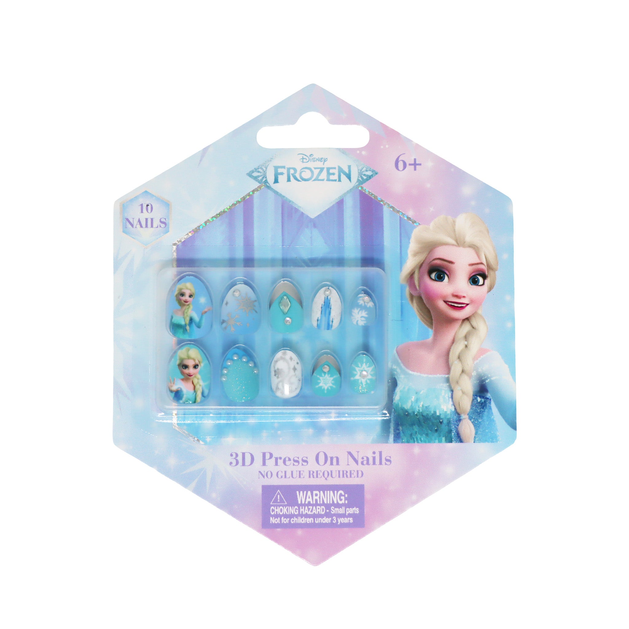 Disney Frozen 3D Press On Nails - Pink Poppy Australia