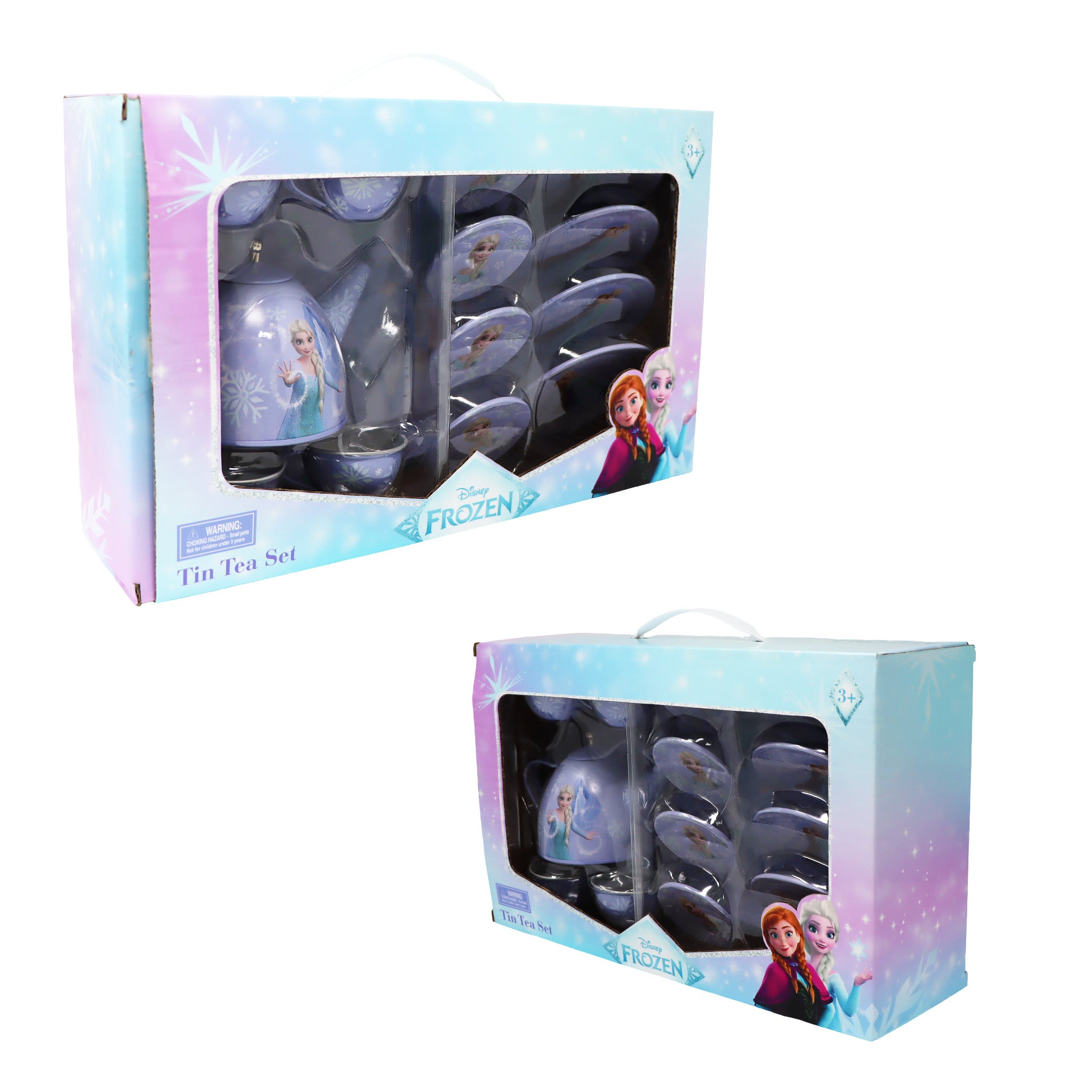 Disney Frozen Elsa Magic Touch 14 Pieces Tin Tea Set - Pink Poppy Australia