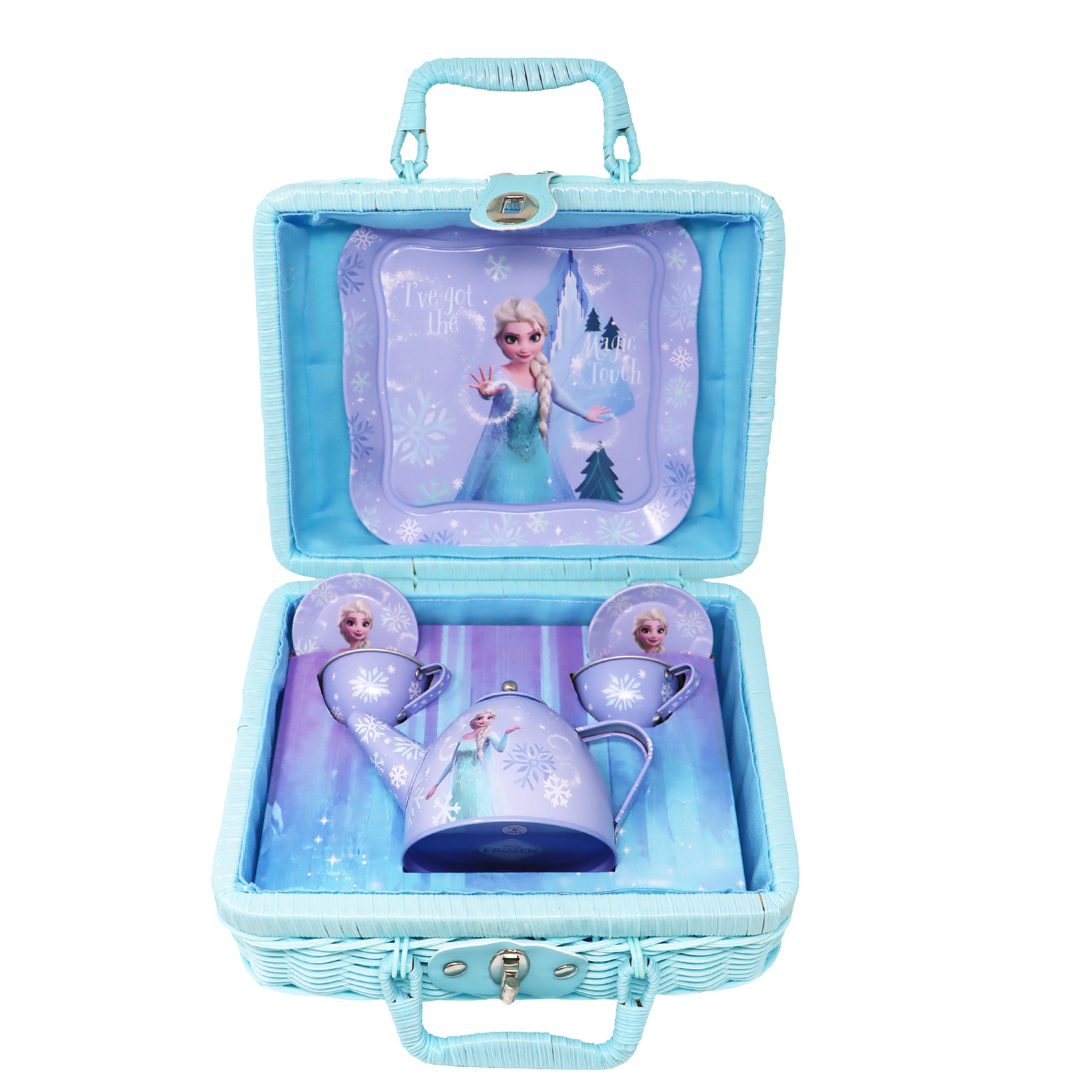 Disney Frozen Elsa Magic Touch Picnic Basket Tea Set - Pink Poppy Australia
