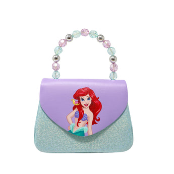 Disney Princess Ariel Mermaid Print Handbag - Pink Poppy Australia