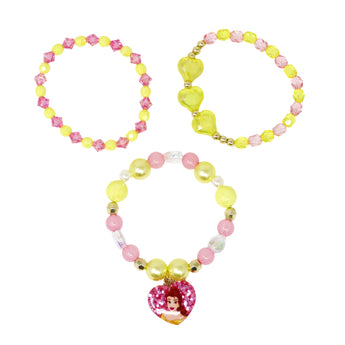 Disney Princess Belle Bracelet Set - Pink Poppy Australia