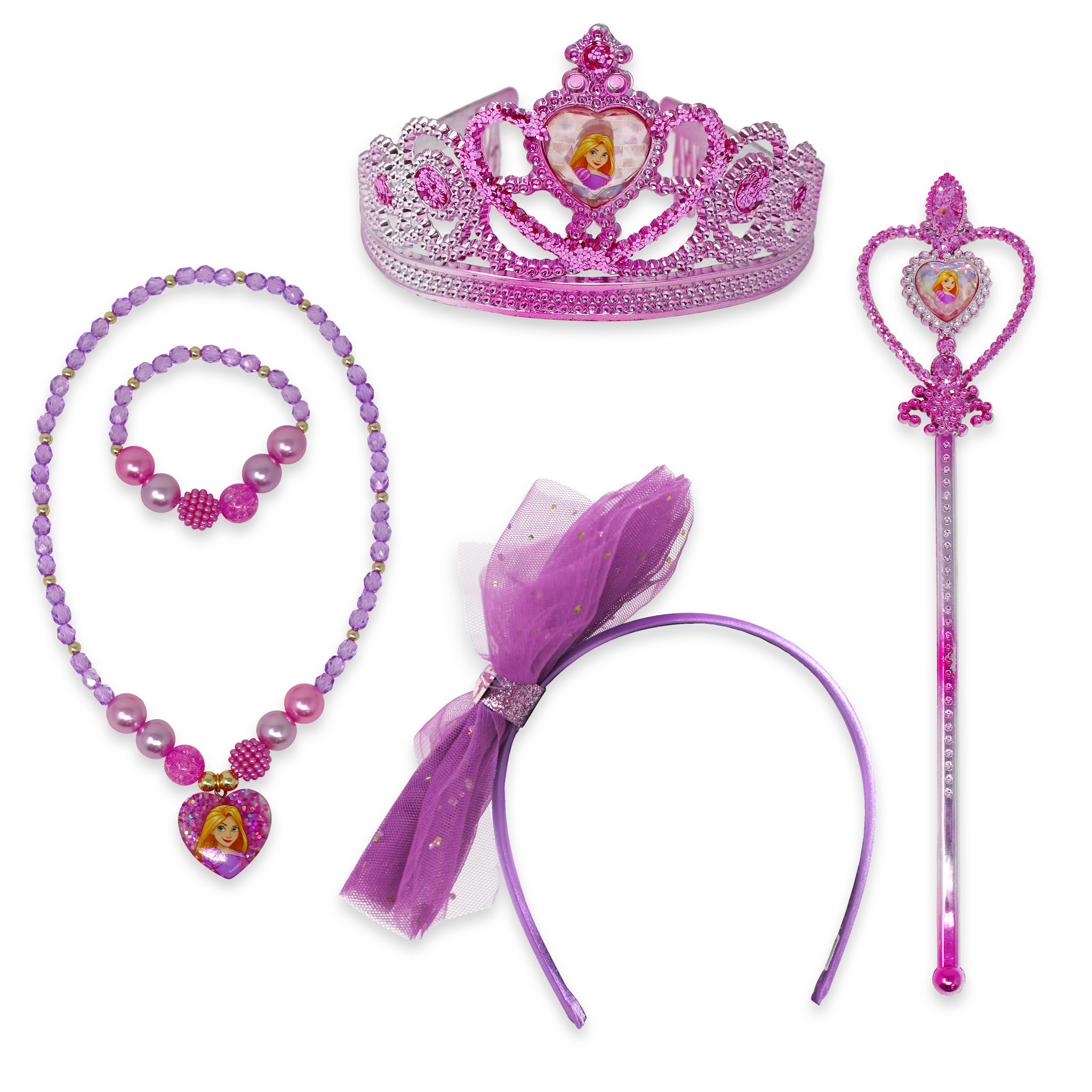Disney Princess Rapunzel Dress Up Accessories Bundle