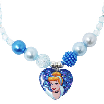 Disney Princess Cinderella Necklace & Bracelet Set