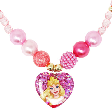 Disney Princess Aurora Necklace & Bracelet Set - Pink Poppy Australia