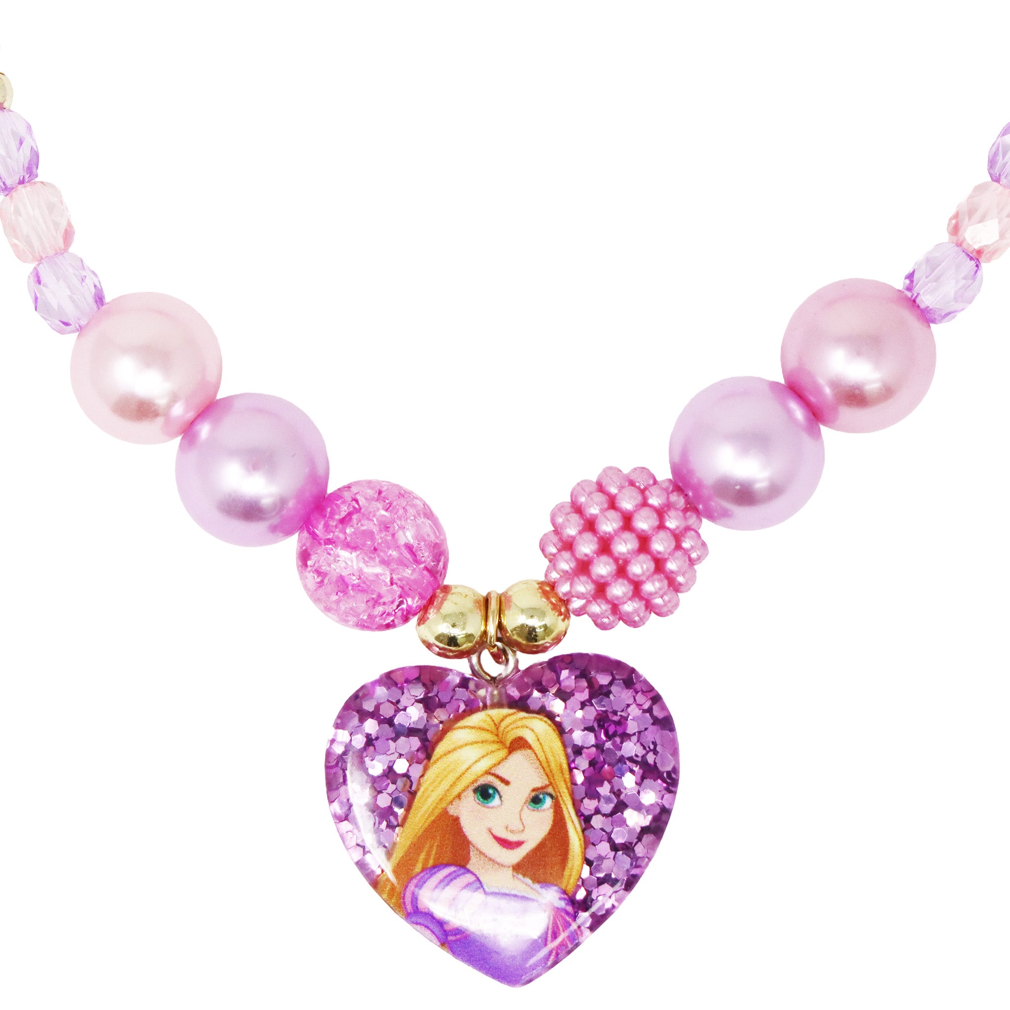 Disney Princess Rapunzel Necklace & Bracelet Set