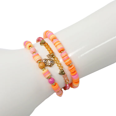 Emma Memma Bracelet Set - Pink Poppy Australia