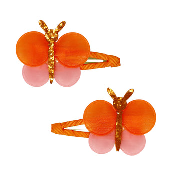 Emma Memma Butterfly Hair Clips - Pink Poppy Australia