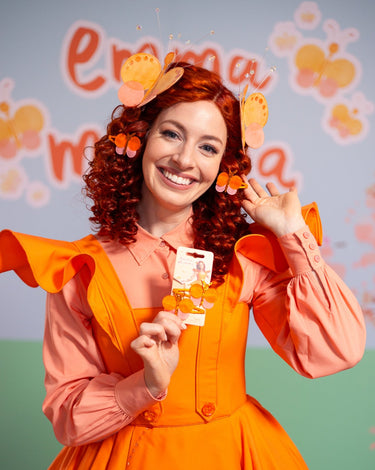 Emma Memma Butterfly Hair Clips - Pink Poppy Australia