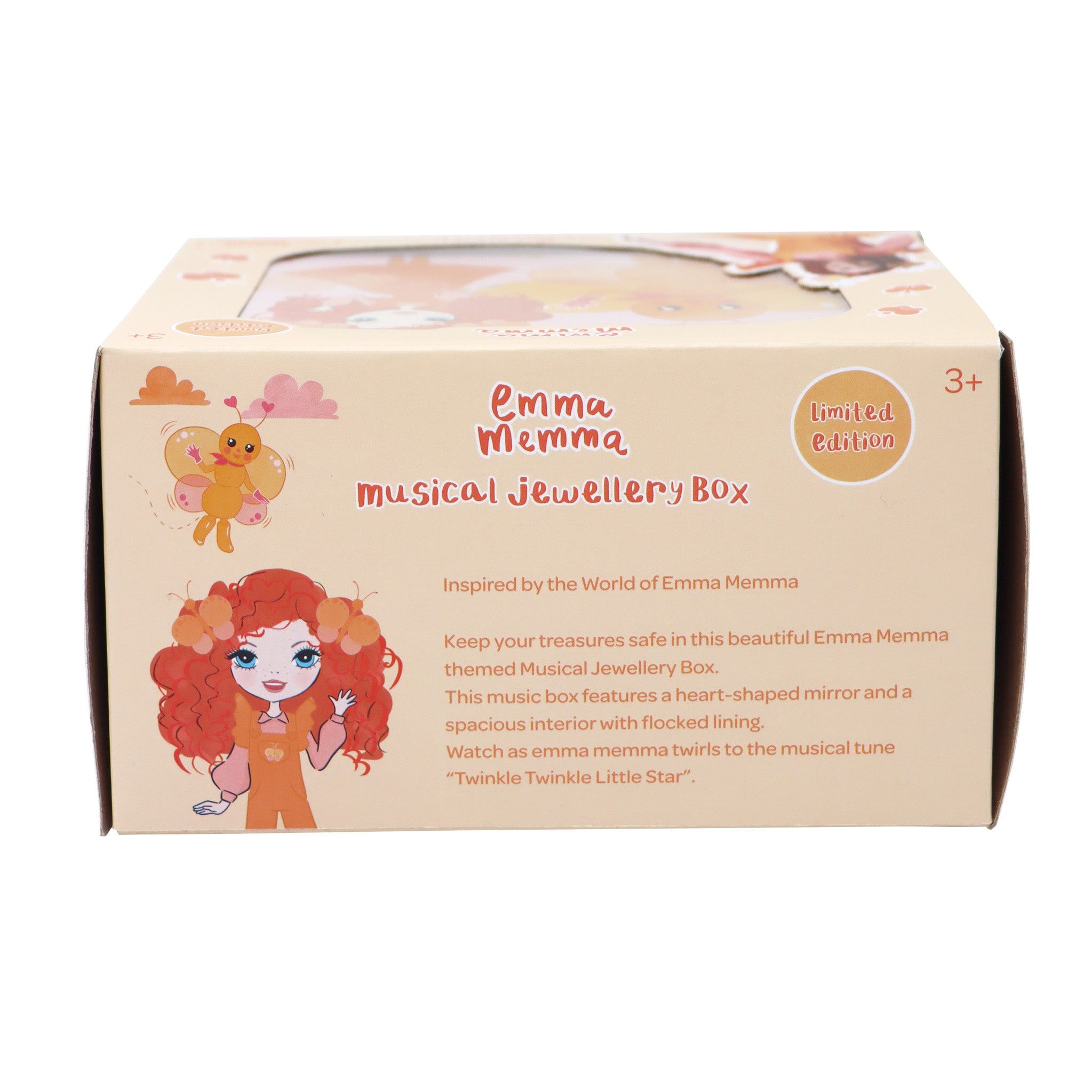 Emma Memma Musical Jewellery Box - Pink Poppy Australia