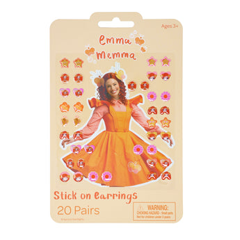 Emma Memma Stick on Earrings - Pink Poppy Australia