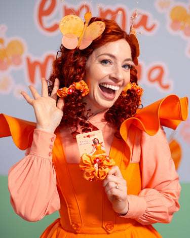 Emma Memma Scrunchie - Pink Poppy Australia