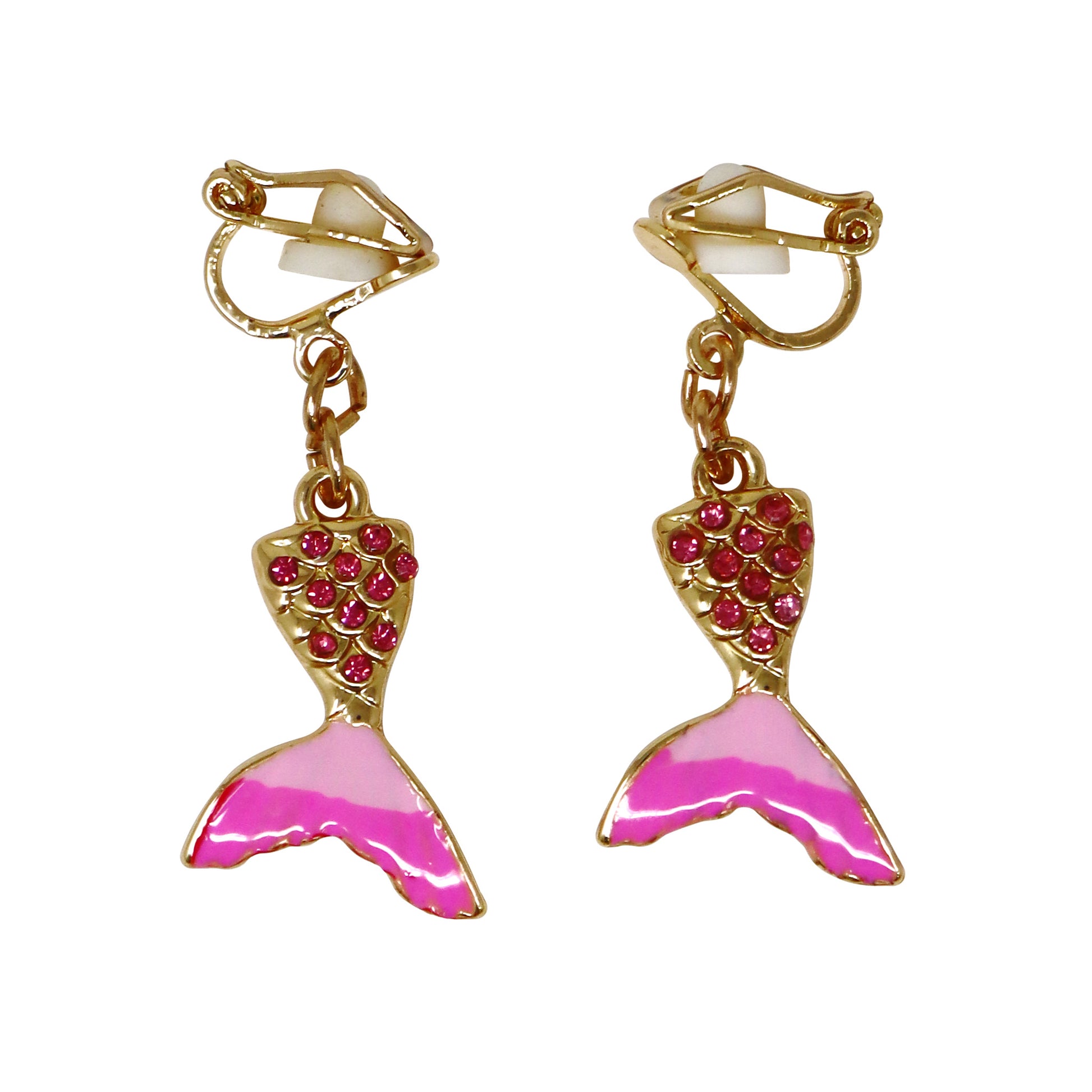 Mermaid Clip-on Earrings - Pink Poppy Australia