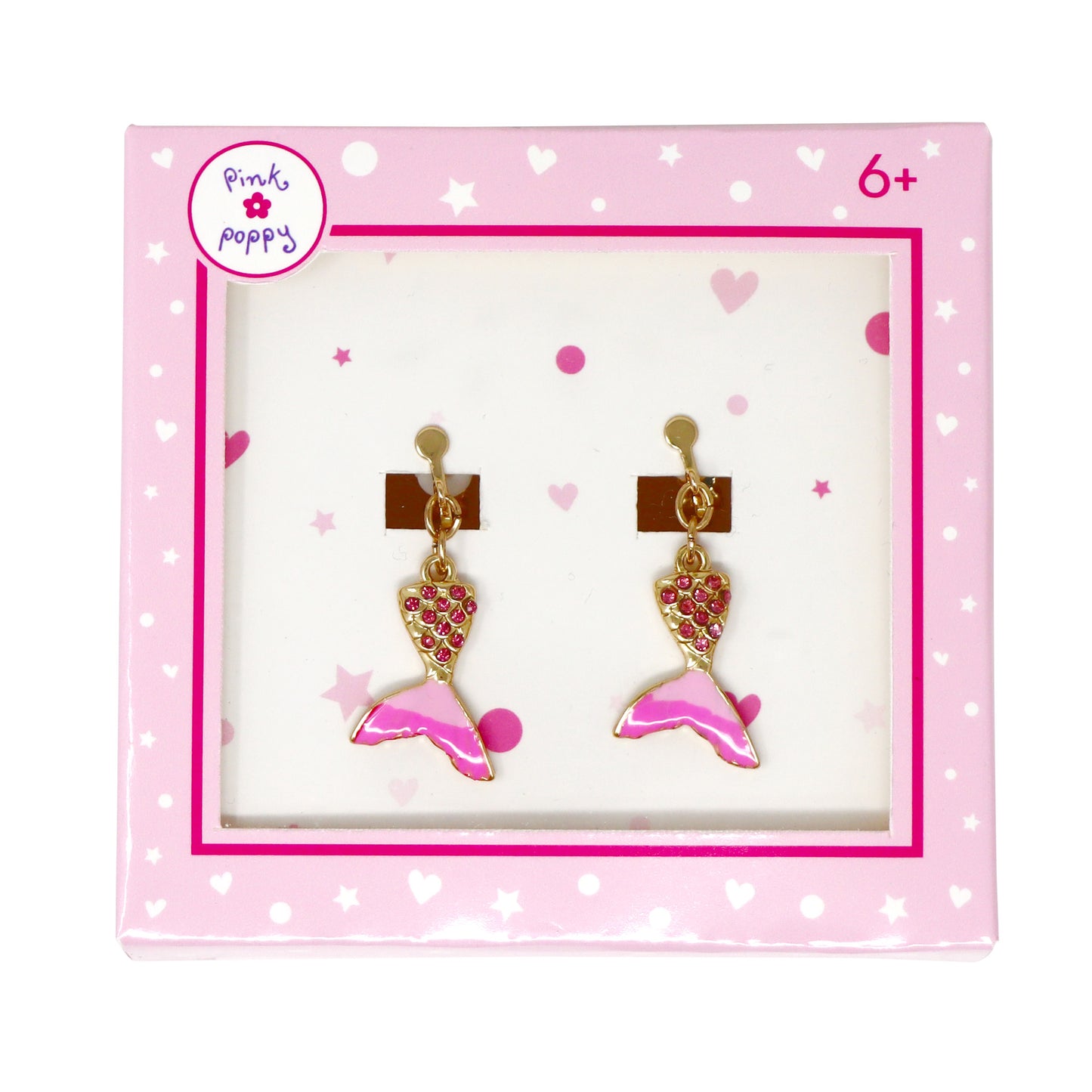 Mermaid Clip-on Earrings - Pink Poppy Australia
