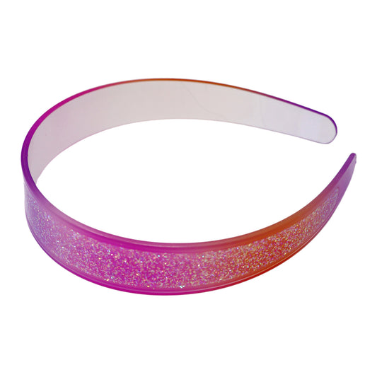 Metallic Rainbow Laser Headband - Pink Poppy Australia