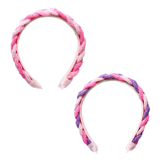 Braided Glitter Headband