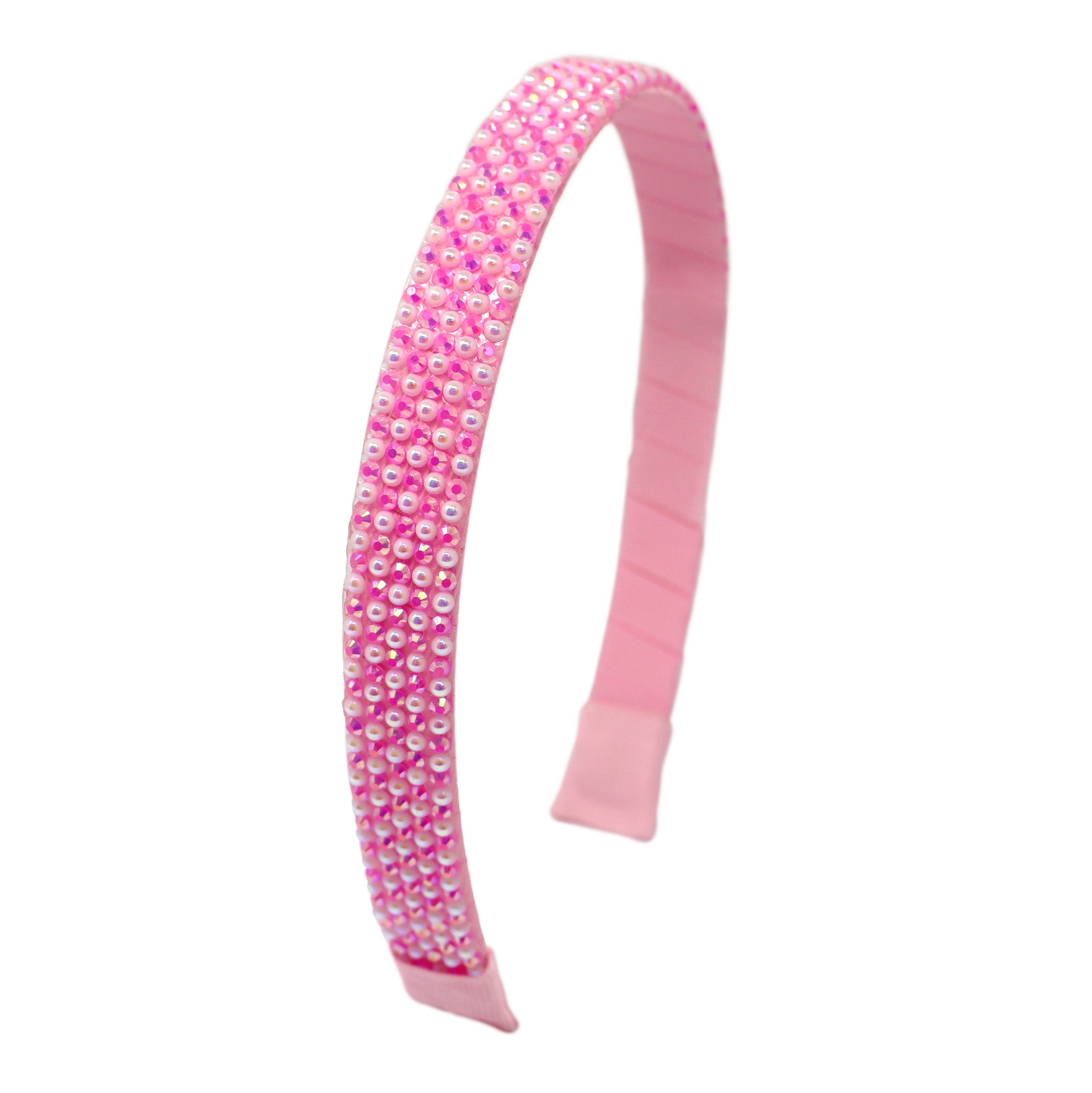 Pearl Rhinestone Headband - Pink Poppy Australia