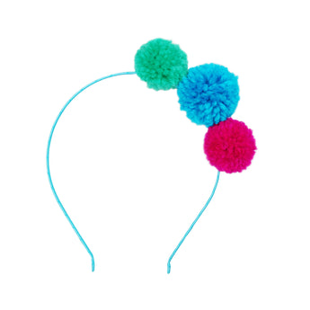 Pom Pom Festival Headband - Pink Poppy Australia