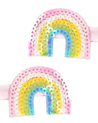 Sequin Rainbow Hairslides