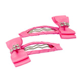 Ribbon Bow Hair Clips - Pink Poppy Australia