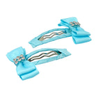 Ribbon Bow Hair Clips - Pink Poppy Australia