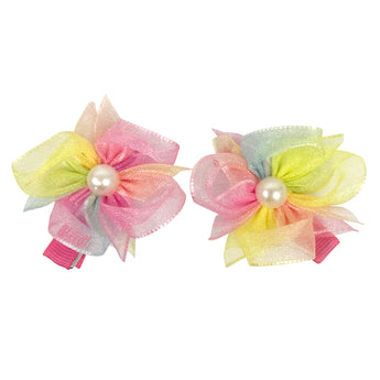 Unicorn Flower Hair Clips - Pink Poppy Australia
