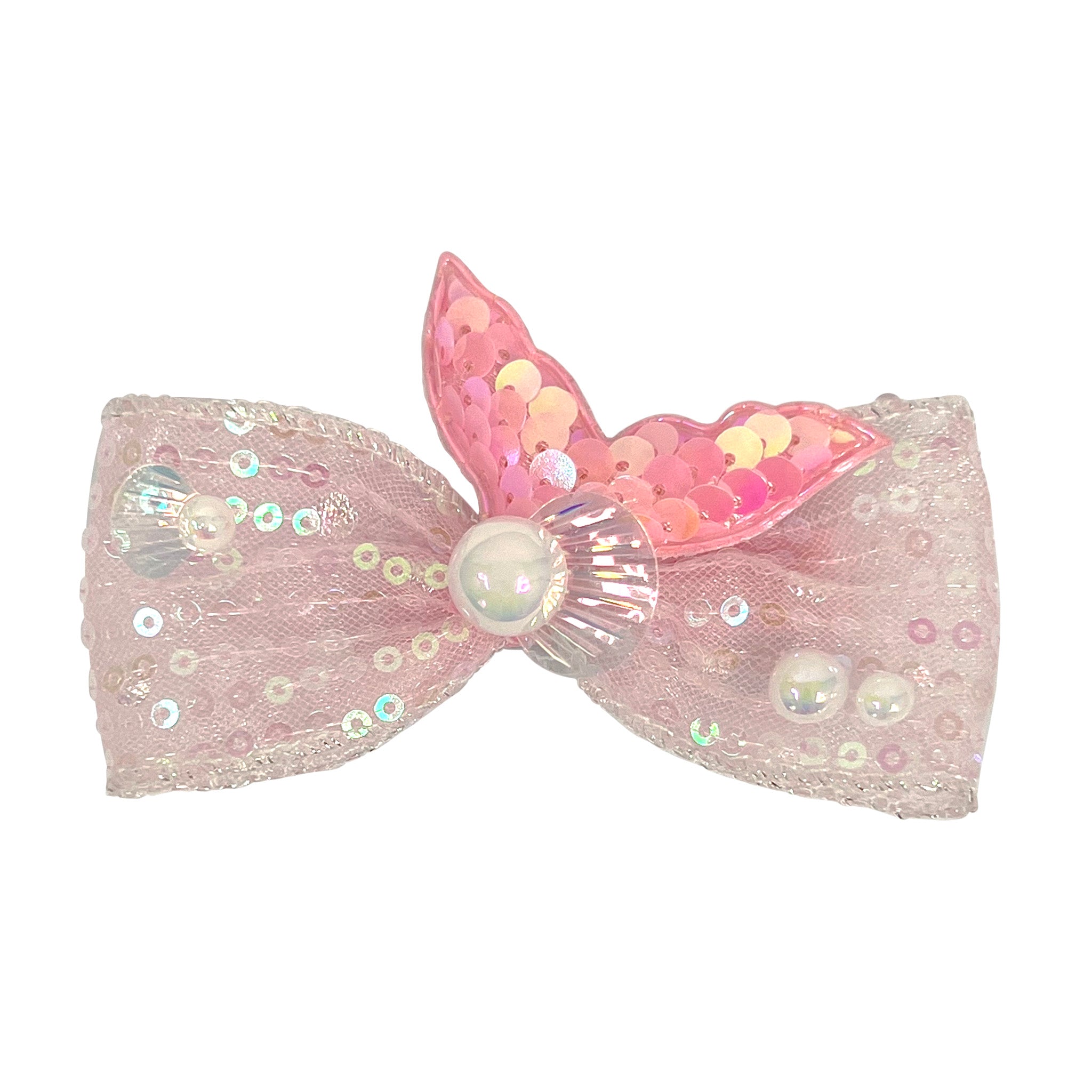 Mermaid Tail Bow Hair Clip - Pink Poppy Australia