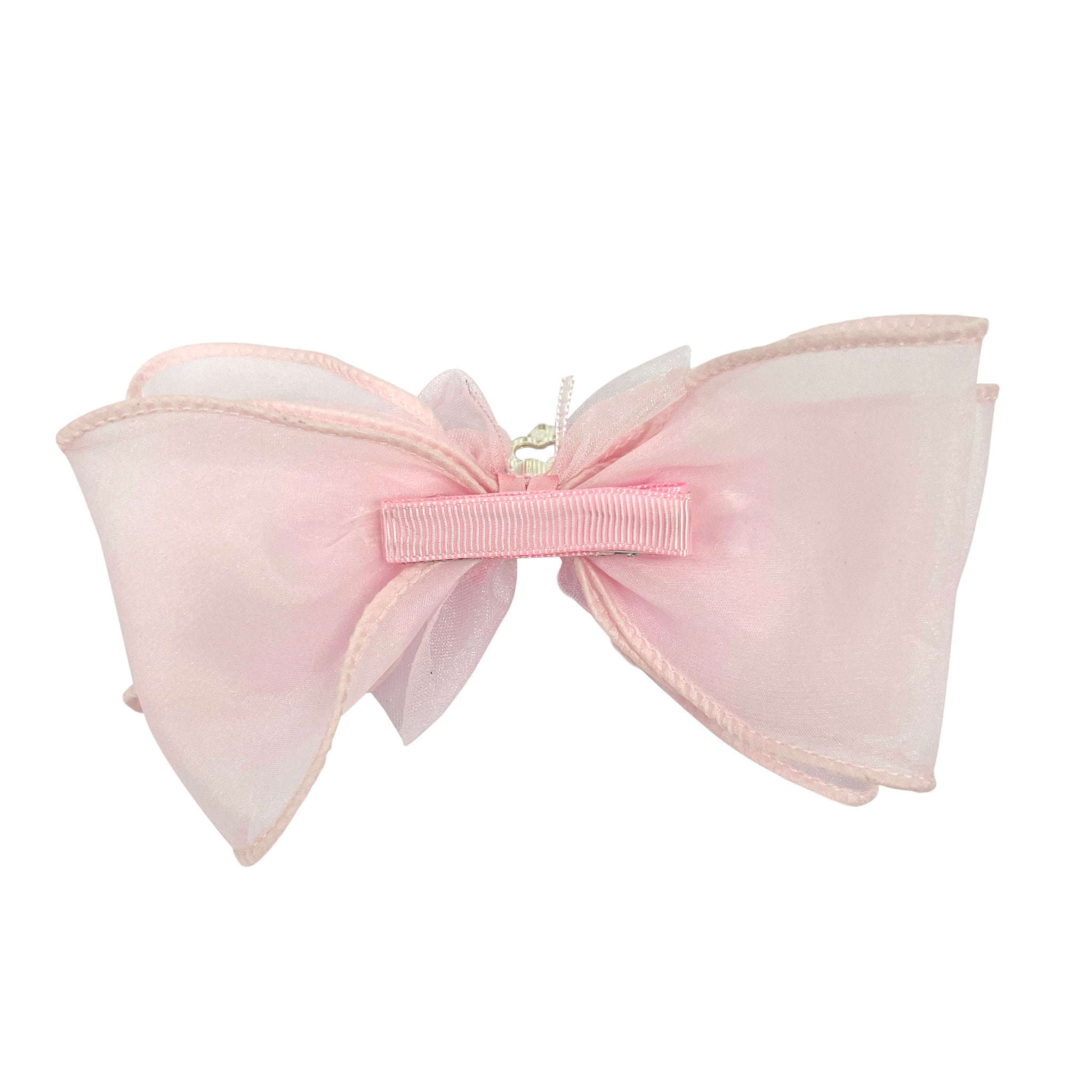 Rhinestone Crown Bow Hair Clip - Pink Poppy Australia