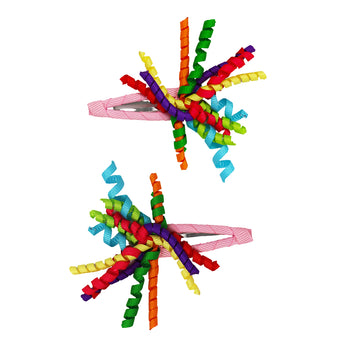 Curly Ribbon Hair Clip