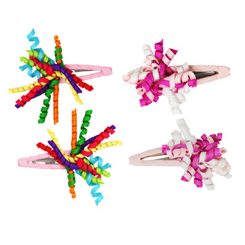 Curly Ribbon Hair Clip