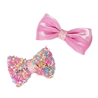 Bow Hair Clip Set