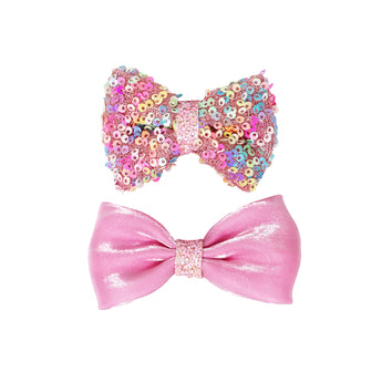 Bow Hair Clip Set