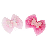 Glitter Butterfly Bow Hair Clip - Pink Poppy Australia