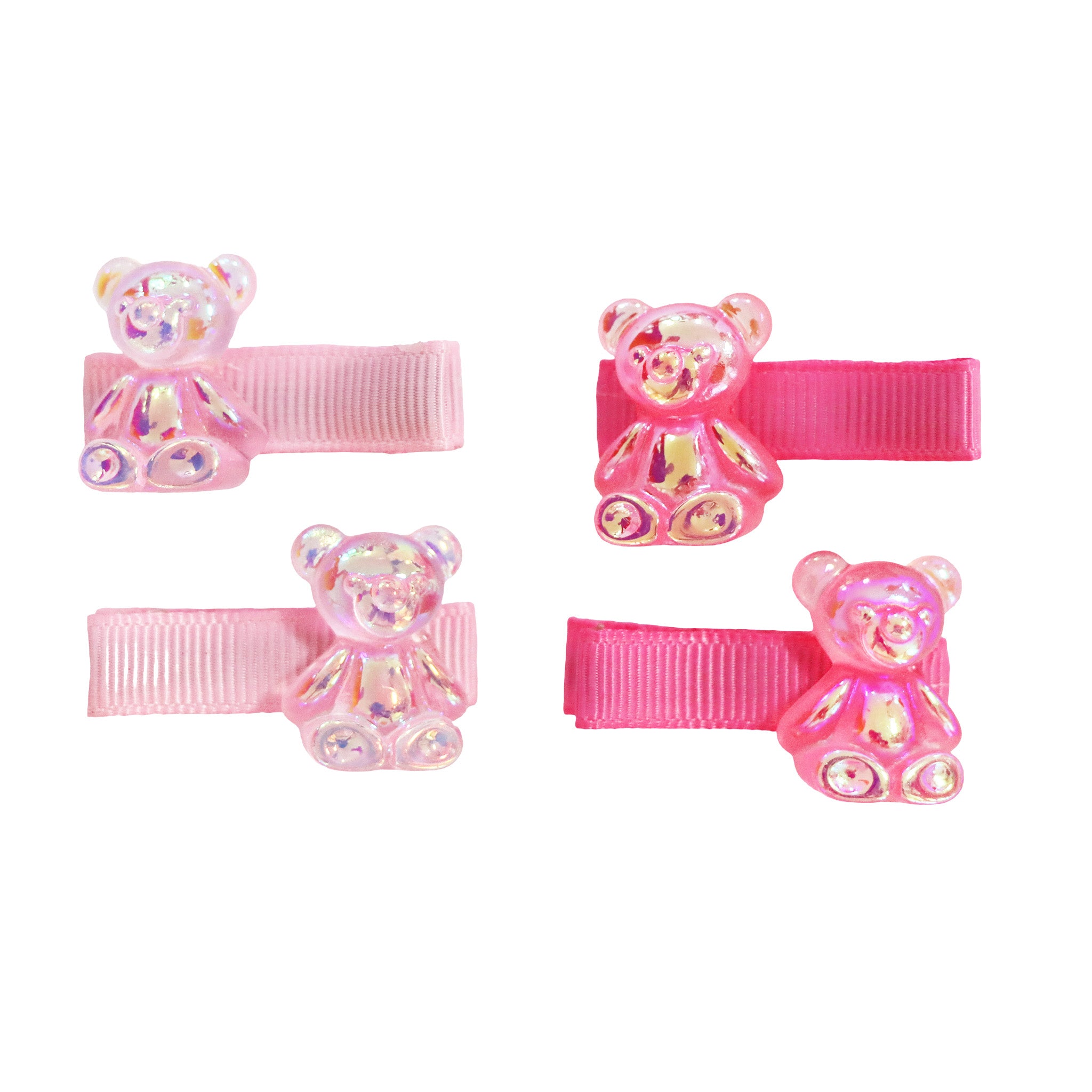 Jelly Bear Hair Clips - Pink Poppy Australia