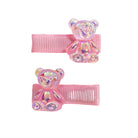 Jelly Bear Hair Clips - Pink Poppy Australia