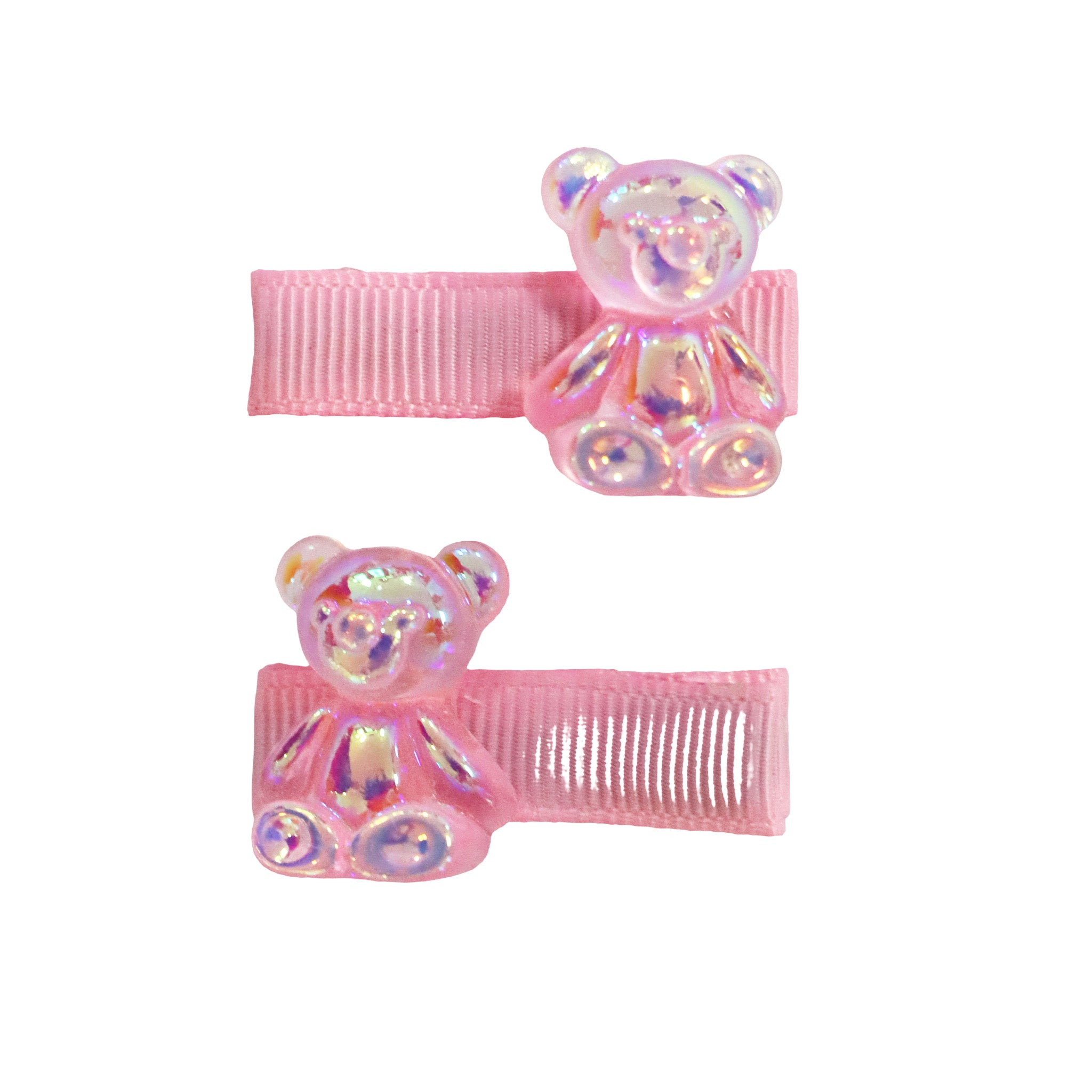 Jelly Bear Hair Clips - Pink Poppy Australia