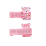 Jelly Bear Hair Clips - Pink Poppy Australia