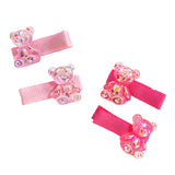 Jelly Bear Hair Clips - Pink Poppy Australia