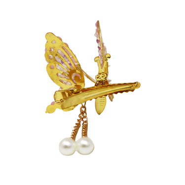 Embellished flutter Fly Hair Clip - Pink Poppy Australia