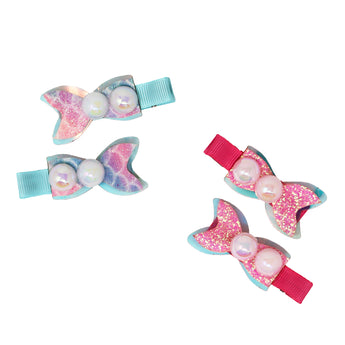 Pearl Mermaid Tail Hair Clips - Pink Poppy Australia